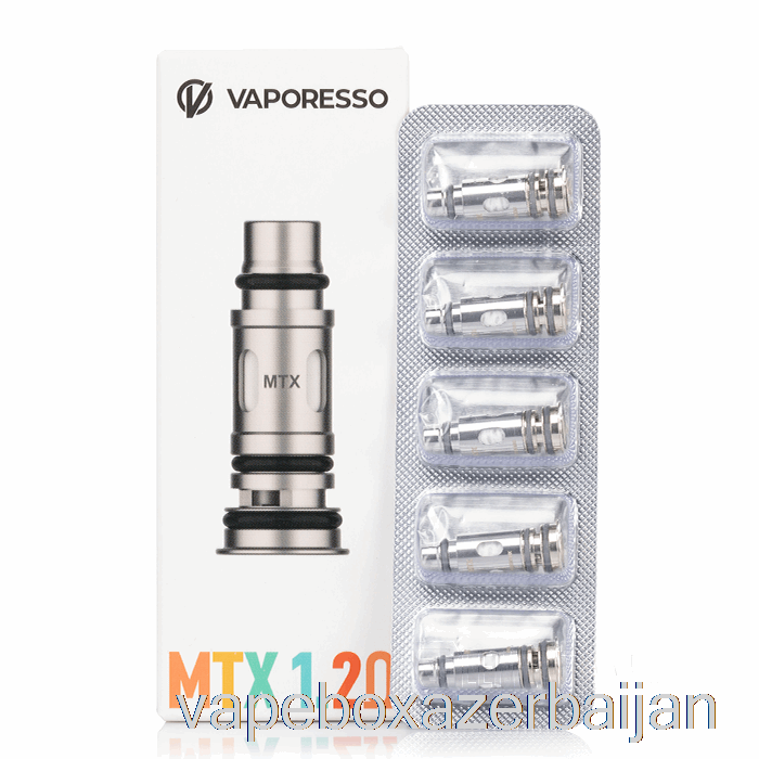 Vape Box Azerbaijan Vaporesso MTX Replacement Coils 1.2ohm MTX Coils